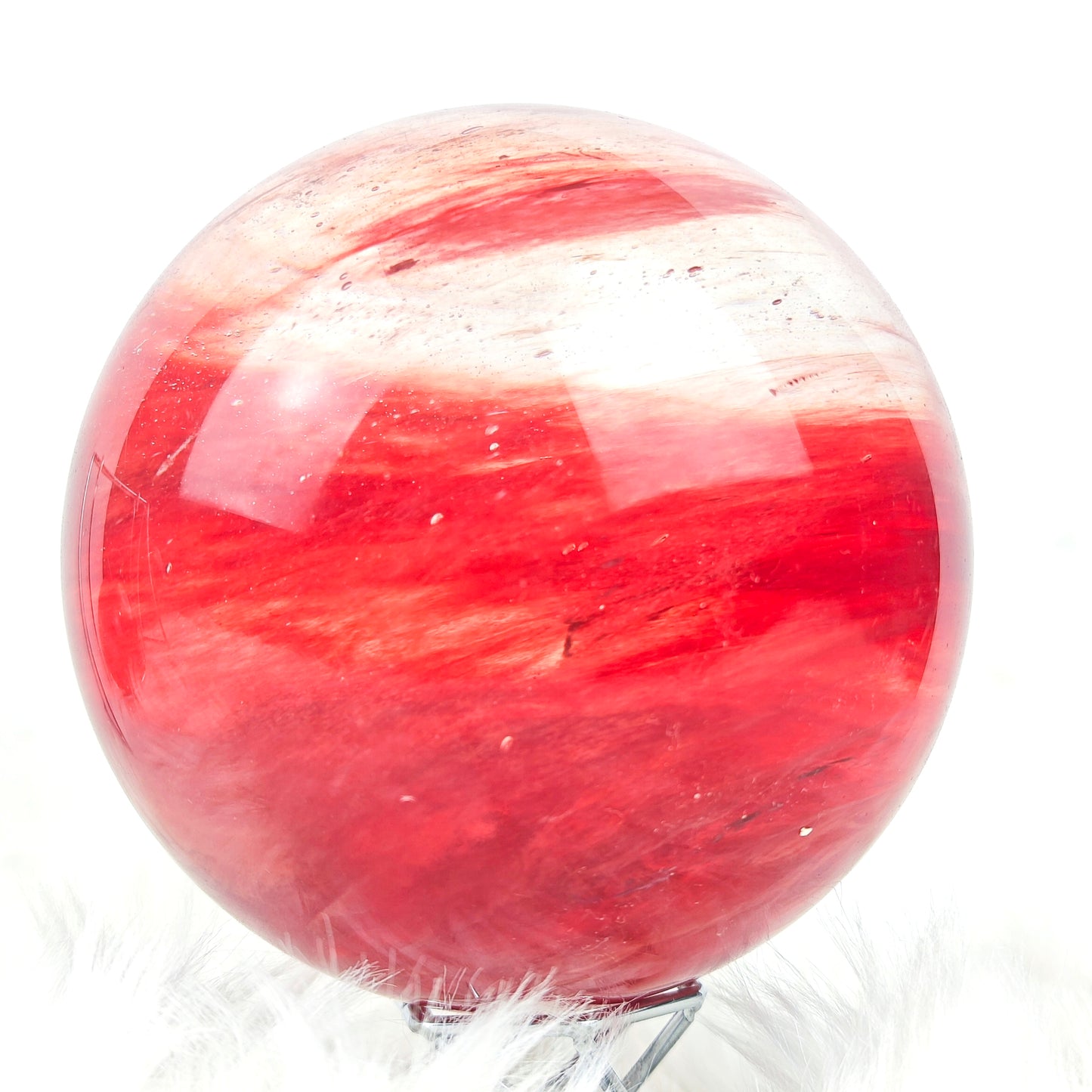 Cherry Quartz Sphere