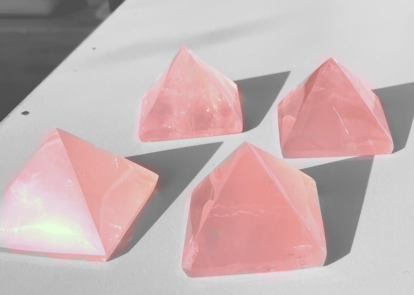 Rose Quartz Pyramid