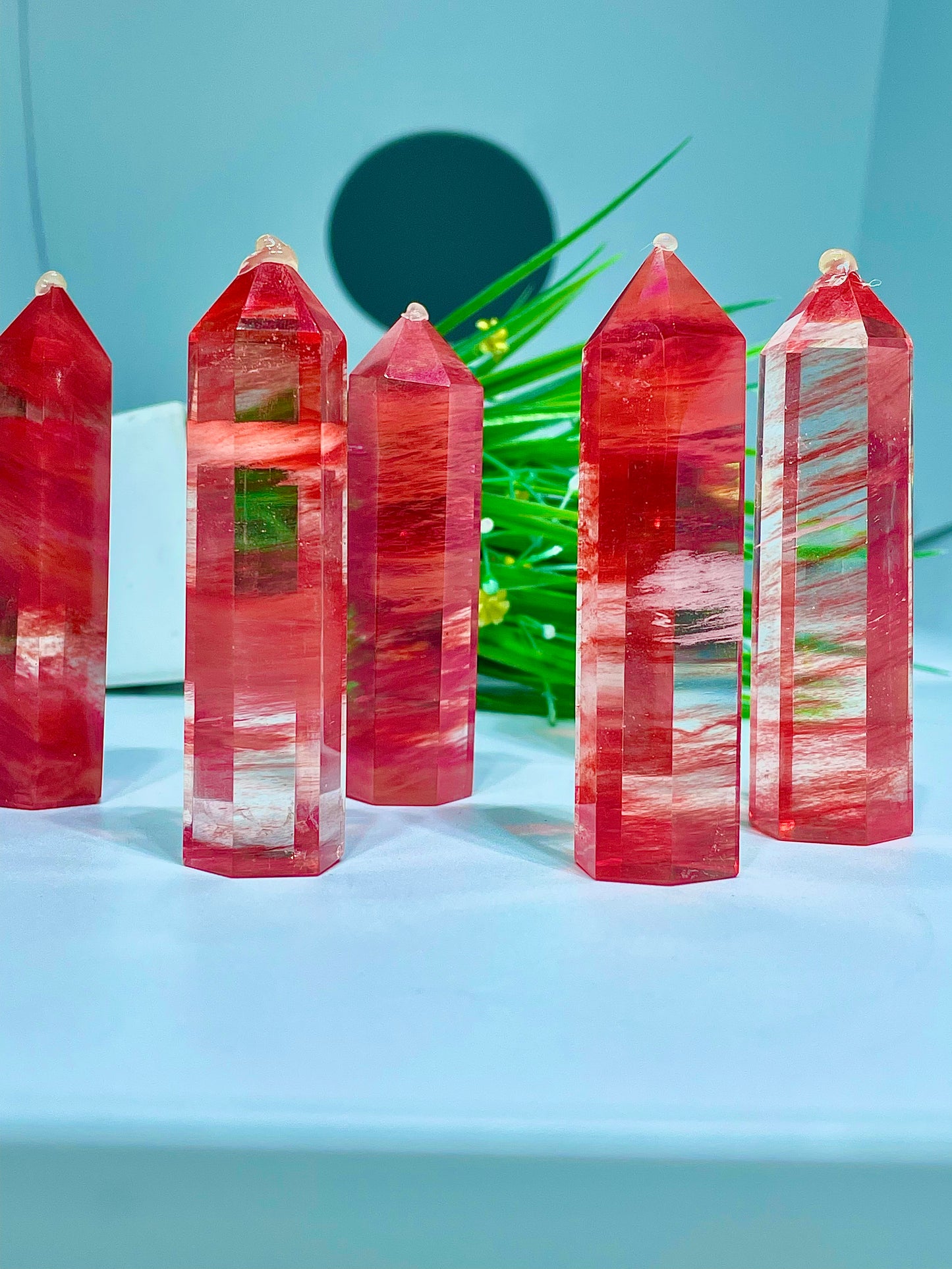 Cherry Quartz Tower