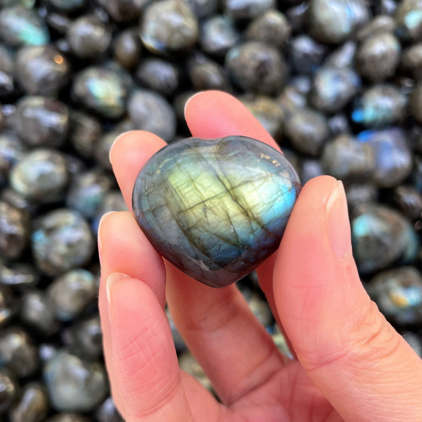 Labradorite Small Heart