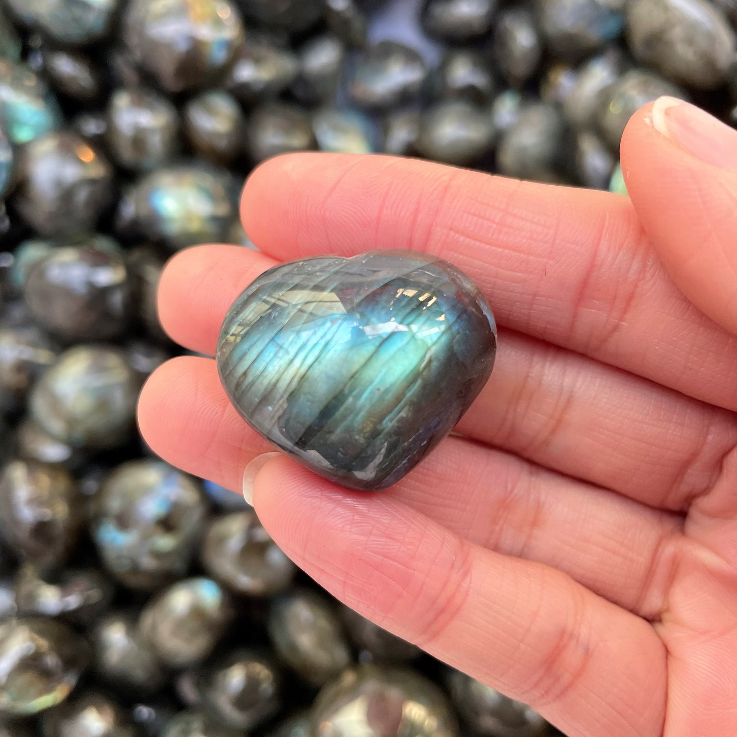 Labradorite Small Heart