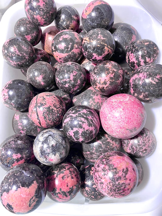 Rhodonite Sphere