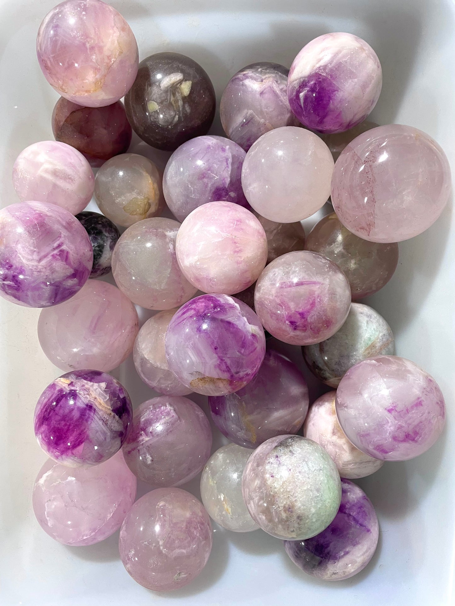 Pink Fluorite Sphere