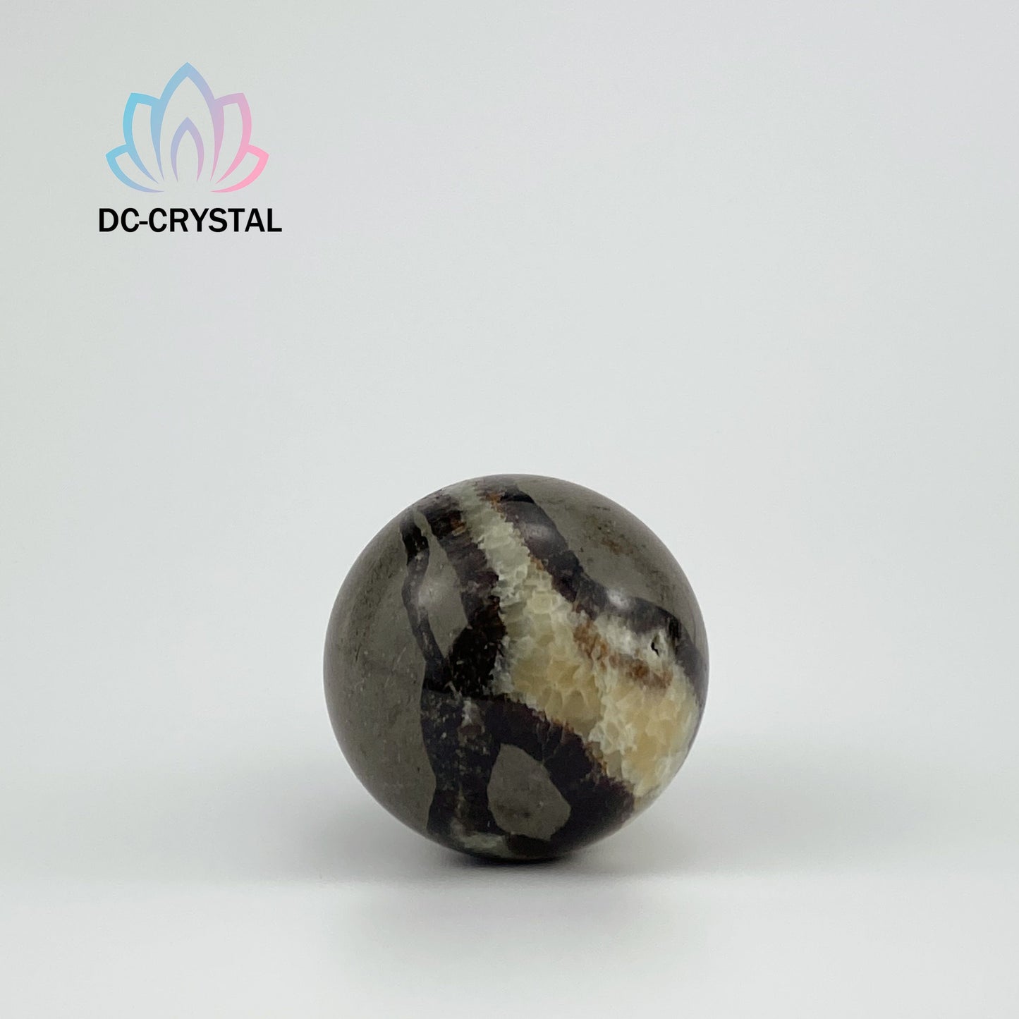 septarian calcite sphere