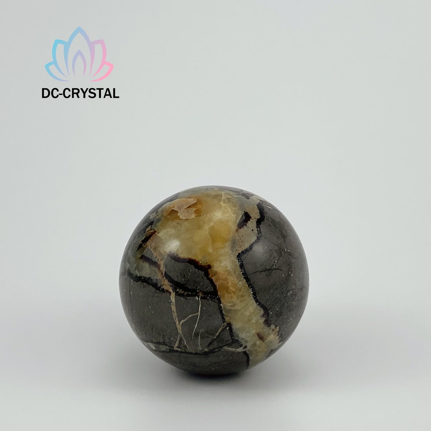 septarian calcite sphere