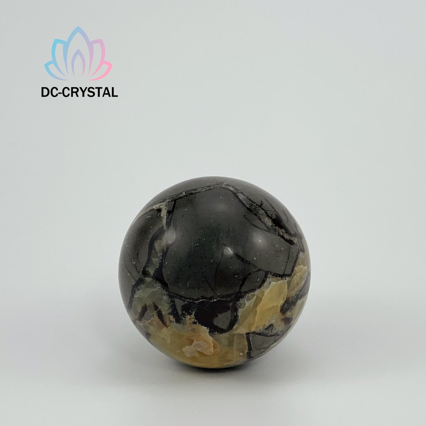 septarian calcite sphere