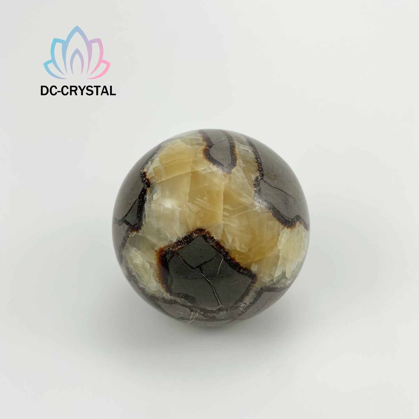 septarian calcite sphere