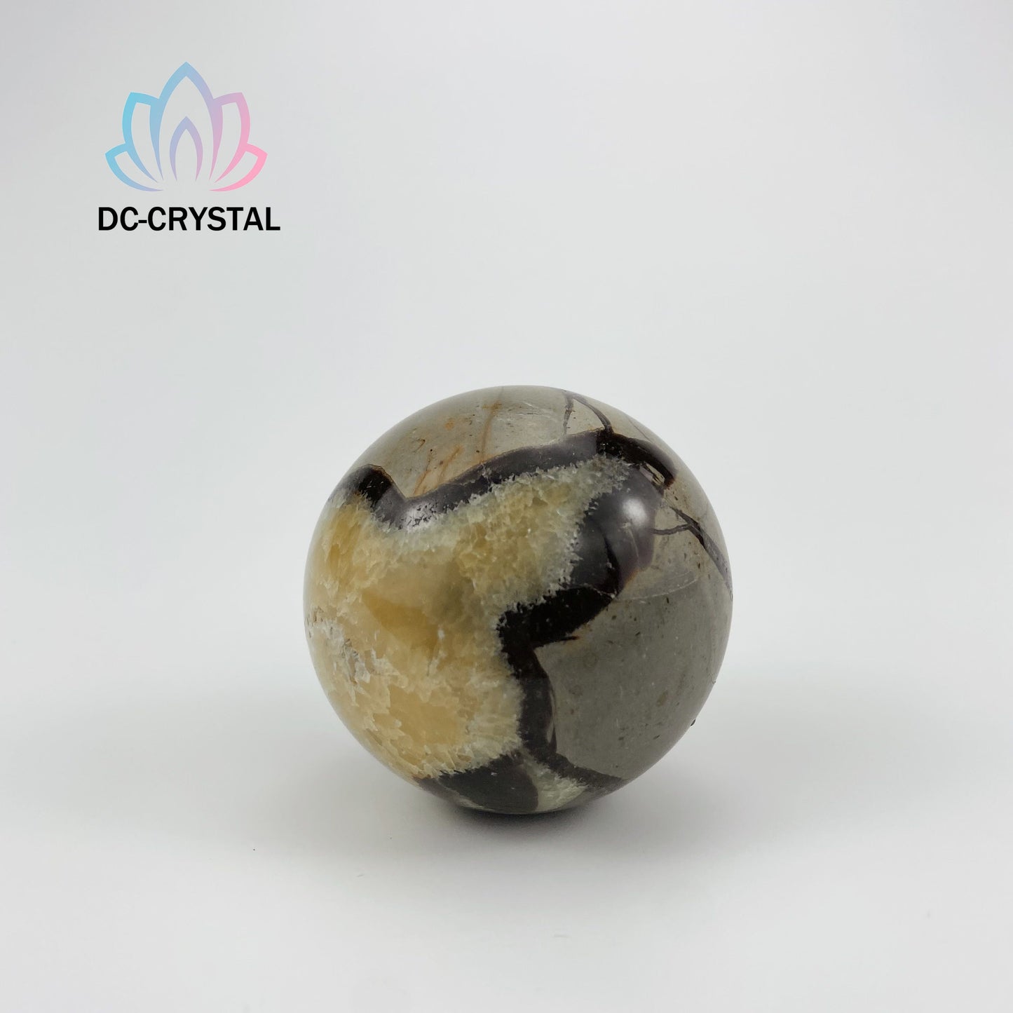 septarian calcite sphere